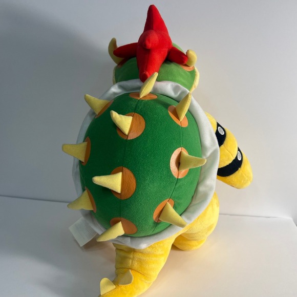 Build A Bear Super Mario Bowser Plush Toy Stuffed Animal Kids Collectible - Picture 2 of 3
